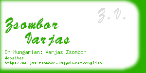 zsombor varjas business card